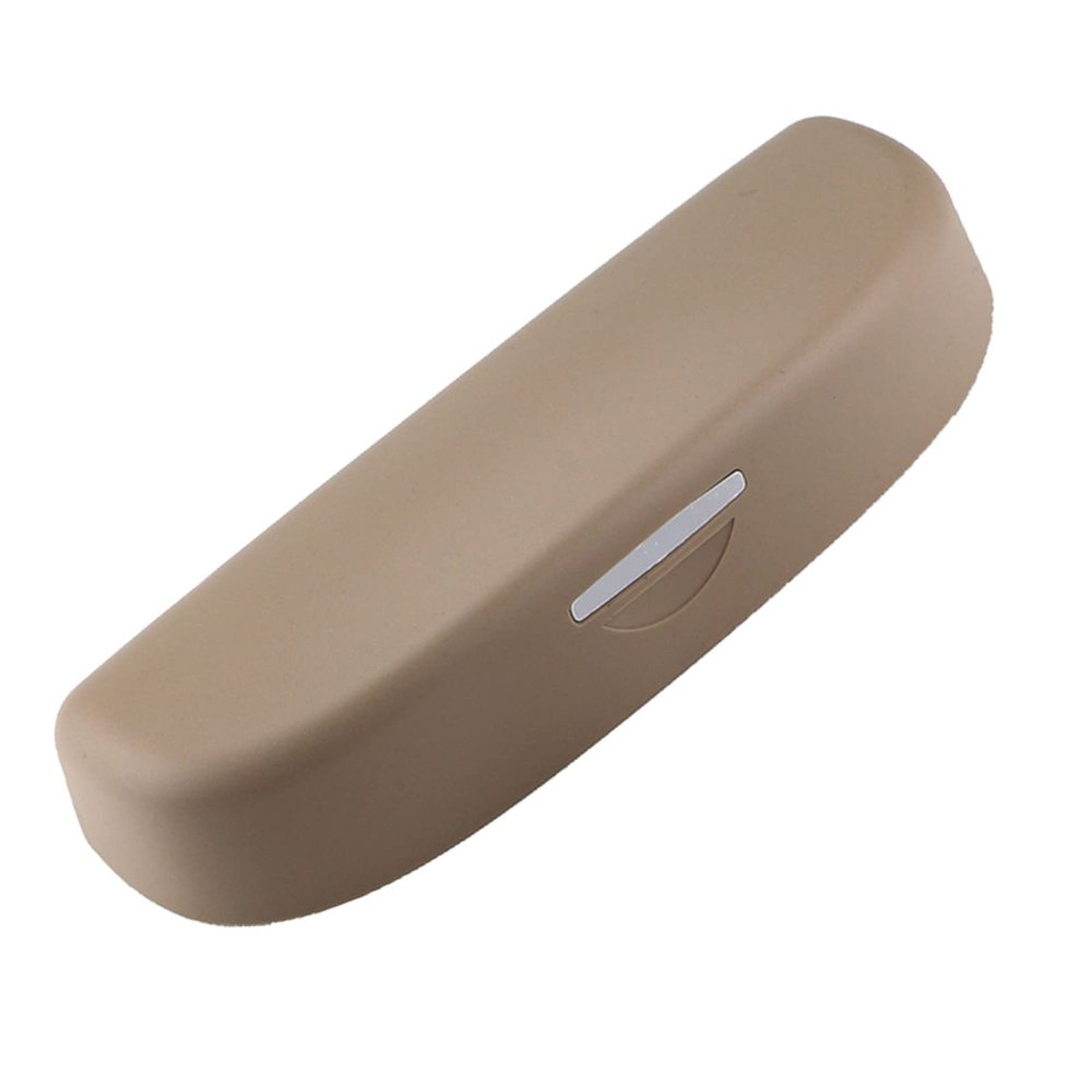 WSKTQYG Auto Car Glasses Case Organizer Box Sunglasses Holder Storage Pockets, for Renault Koleos Kadjar Duster, for Samsung QM6 QM3,Beige