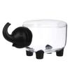 Hemoton Elephant Shape Plastic Storage Box Makeup Organizer Tray for Cosmetics Perfume Organizer Storage Bins Lids view 1