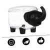 Hemoton Elephant Shape Plastic Storage Box Makeup Organizer Tray for Cosmetics Perfume Organizer Storage Bins Lids view 3