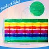 32 Pcs Halloween Tie Dye Groovy 60's Party Decorations Hippie Supplies Tablecloth Backdrop Include Foil Swirl Decorations Tie Dye Tablecloth Peace Sign Hippie Backdrop Retro Party Birthday Accessories view 3