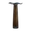 A&B Home Cylindrical Brown Flower Vase - Slim Glass Flower Vase, Tabletop Home Dcor, Bedroom Living Room Entryway Console Table Accent Piece, 11" x 11" x 20" view 1
