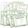 Baby Shower Friendly Feud Quiz, Family Feud Quiz, Baby Shower Game Night, Baby Shower Group Game, Mother to Be Party Game, Green Version-01 view 1
