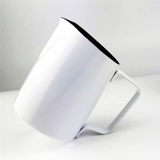 420ml Stainless Steel Milk Frothing Jug Coffee Pitcher Espresso Coffee Pitcher Barista Craft Frothing Jug Inclined Mouth Mugs