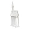 GALLERIE II 24" x 12" Church Spiritual Card Holder Rustic Wood Distressed Table Home Decor Decoration for Festive Christmas Xmas Holiday Everyday Cream view 1