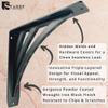 Starby Ravenel Designer Series Heavy Duty Decorative Mantel and Countertop Supports - Beautifully Crafted Corbels for Fireplace, Shelving or Counters - 500 Lb Capacity - (2 Pack) (8"x8"x2") view 4
