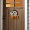Mud Pie Light Up Door Hanger, Pumpkin view 2