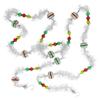 Christopher Radko Multi Color Tinsel Garland, 7' / 84 Inches, Irregular Shape view 1
