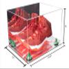 Better Display Cases Acrylic Shoe Pair Display Case - Large Rectangle Box with Mirror Case, Green Risers and Mirror Base 15.25" x 12" x 9" (V13/A082) view 2