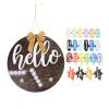 MAGICLULU Diy Wooden Door Number Home Decor Door Adorn Hanging Plaque Replacement Parts view 1