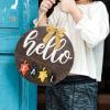MAGICLULU Diy Wooden Door Number Home Decor Door Adorn Hanging Plaque Replacement Parts view 2