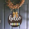 MAGICLULU Diy Wooden Door Number Home Decor Door Adorn Hanging Plaque Replacement Parts view 3