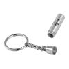 LiHiFG Dog/Cat Paw Prints Cremation Keychains for Pet Keepsake Jewelry 316L Stainless Steel Cylinder Key Chain for Ashes view 2