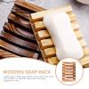 Cabilock 3pcs Natural Soap Dish Bar Soap Holder for Kitchen Bathroom Draining Design Keeps Dry Stylish Functional Case for Sink Countertop view 4