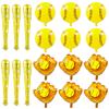 18 Pcs Softball Foil Balloons Softball Party Decorations 18 Inch Ball 20 Inch Glove 30 Inch Bat Balloons Sports Theme Softball Party Favors Softball Birthday Party Supplies for Gifts Props view 1