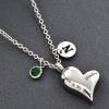 LiHiFG Eternal Memory for Grandma Stainless Steel Keepsake Jewelry Cremation Pendant Necklace for Ashes - Flower in My Heart view 1
