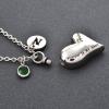 LiHiFG Eternal Memory for Grandma Stainless Steel Keepsake Jewelry Cremation Pendant Necklace for Ashes - Flower in My Heart view 2