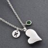 LiHiFG Eternal Memory for Grandma Stainless Steel Keepsake Jewelry Cremation Pendant Necklace for Ashes - Flower in My Heart view 3