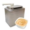 1L Soy Sauce Dispenser Pump Stainless Steel Condiment Pump Dispenser, Coffee Syrup Dispenser Pump Ketchup Dispenser Pump for Salad Jam Seasoning Sauce (Single Head) view 3