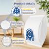 20 Pack 3D Airclean Bags Replacement for Miele GN Vacuum Cleaner Bags for Miele Classic C1 Complete C1 Complete C2 Complete C3 S227 S240 S270 S400 S2 S5 S8 Series view 3