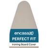 Encasa XO Ironing Board Cover and Pad 54"x18" - 4mm Felt X-Large Iron Board Cover with Padding - Heat Resistant, Stain-Safe Dye, Non Slip Elastic Bungee Cord Tightening Iron Table Cover Beige view 1