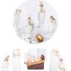 KEEPKAP Nativity Sets for Christmas Indoor, Hand-Painted Nativity Scene Indoor 7.5" Holiday Decoration, 9-Piece Set view 4