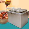 2L Soy Sauce Dispenser Pump Stainless Steel Condiment Pump Dispenser, Coffee Syrup Dispenser Pump Ketchup Dispenser Pump for Salad Jam Seasoning Sauce Two Heads (US Stock) view 3