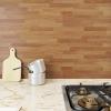 Livelynine 15.8x197 Butcher Block Contact Paper for Countertops Waterproof Wood Grain Contact Paper Peel and Stick Countertop Self Adhesive Covering Kitchen Counter Top Vinyl Wrap Desk Covers view 4