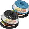 4 in 1,WENWELL 2 Microwave Splatter Cover & 2 Mat,Cooking Splash Guard with Handle,Kitchen dish bowl Plate Proof Food lid & Silicone Round mat,Home Apartment Essential view 1