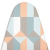 Encasa XO Ironing Board Cover and Pad 54"x18" Standard Size | Thick 4mm Felt Padded Iron Board Cover with Padding, Scorch & Stain Resistant Cotton, Heavy Duty Elastic Bungee Snug Fit - [Design] view 1