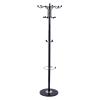 MEDEIYIBI Modern Floor Standing Coat Rack with 16 Hooks Metal Hat Bag Hanger Stand with Mar-ble Base Tree Shape Clothes Organizer Holder for Entryway Hallway Bedroom Hall 15x 67in (Black) view 1