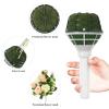 EXCEART Wedding Bouquets for Bride: 12Pcs Bridal Wedding Bouquet Holders with Green Floral Foam, Plastic Flower Bases for Bride Floral Arrangement Decoration view 4