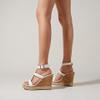 ZBYY Platform Espadrille Wedges Sandals for Women Cork Buckle Ankle Strap Open Toe Slingback High Heel Summer Shoes view 4