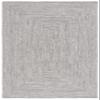 SAFAVIEH Braided Indoor/Outdoor Washable Area Rug 6'x9', Grey BRA201F view 3