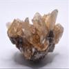 150g 2.9" Golden Orange Calcite Points w/Fluorite Cubics Base Rough Cluster Natural Sparkling Gemstone Crystal Mineral Geode Rough Specimen - Baluchistan, Pakistan view 1