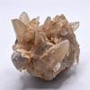 150g 2.9" Golden Orange Calcite Points w/Fluorite Cubics Base Rough Cluster Natural Sparkling Gemstone Crystal Mineral Geode Rough Specimen - Baluchistan, Pakistan view 4