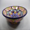 16" ROUND TALAVERA SINK ceramic bathroom vessel sink, mexican handmade folk art view 1