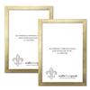 wallsthatspeak 15x21 Gold Picture Frame for Puzzles Posters Photos or Artwork (2-Pack) view 1