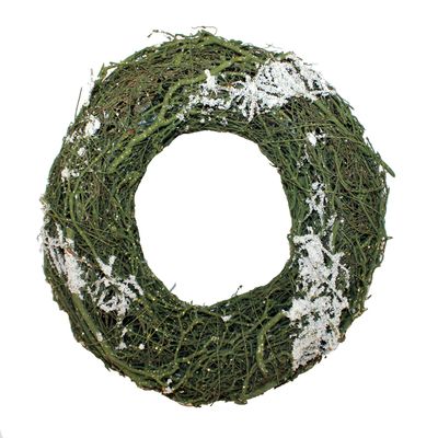 10" Rattan Wreath, Set of 2