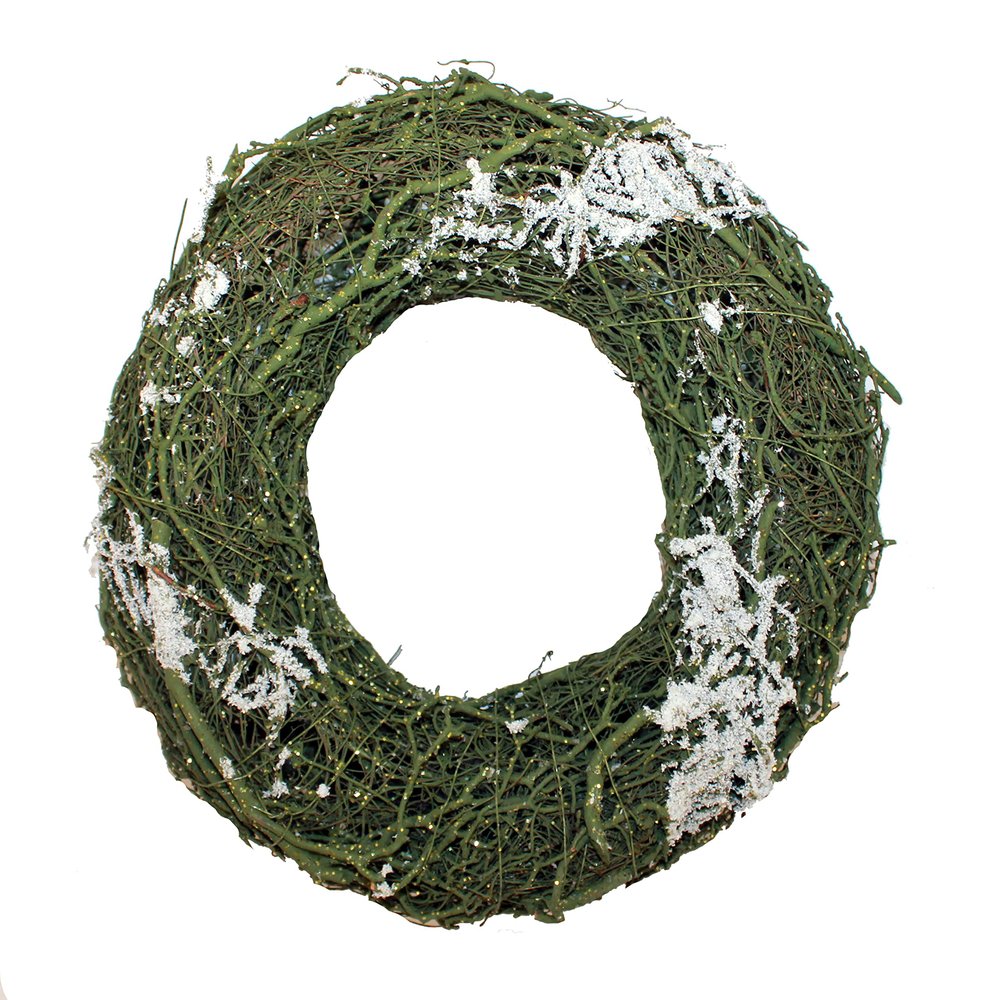 10" Rattan Wreath, Set of 2
