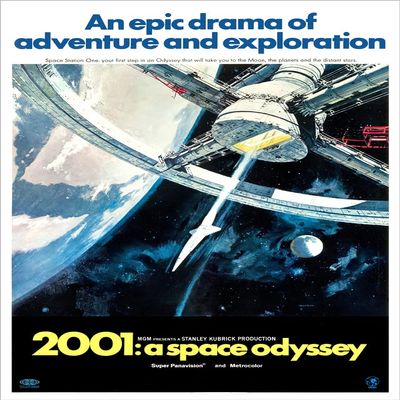2001 A Space Odyssey - Movie Poster print - delovelyArts (24x36)