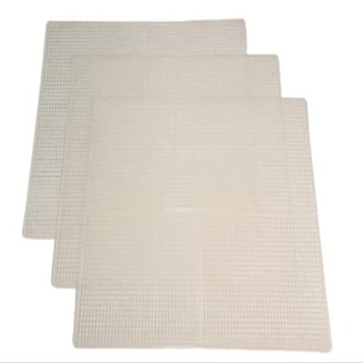 3-Pack of Premium BPA-Free Plastic Reusable Mesh Tray Liners fit Samson, Aroma, iVation, Nutrichef and Cosori Dehydrators 10.75"x11.75"