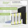 Nisreen AC4825 HEPA Filter B Replacement Compatible with Germ-Guardian FLT4825 Filter B for Models CDAP4500BCA CDAP4500WCA AC4300BPTCA AC4300WPT AC4900CA AC4825DLX and AP2200CA, 4 HEPA+6Pre-Filter view 2
