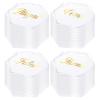 Chunful 120 Pcs Clear Acrylic Place Cards Acrylic Table Number Card Blank Name Plate Seating Chart Sign for Wedding DIY Table Setting Banquet Dinner Party(Hexagonal Style) view 1