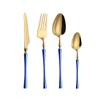 Matte Blue Silverware Set for 4, Food-Grade 16-Piece Stainless Steel Flatware set, Tableware Cutlery Set for Dining Room Kitchen & Restaurant, Utensils for Kitchens view 1