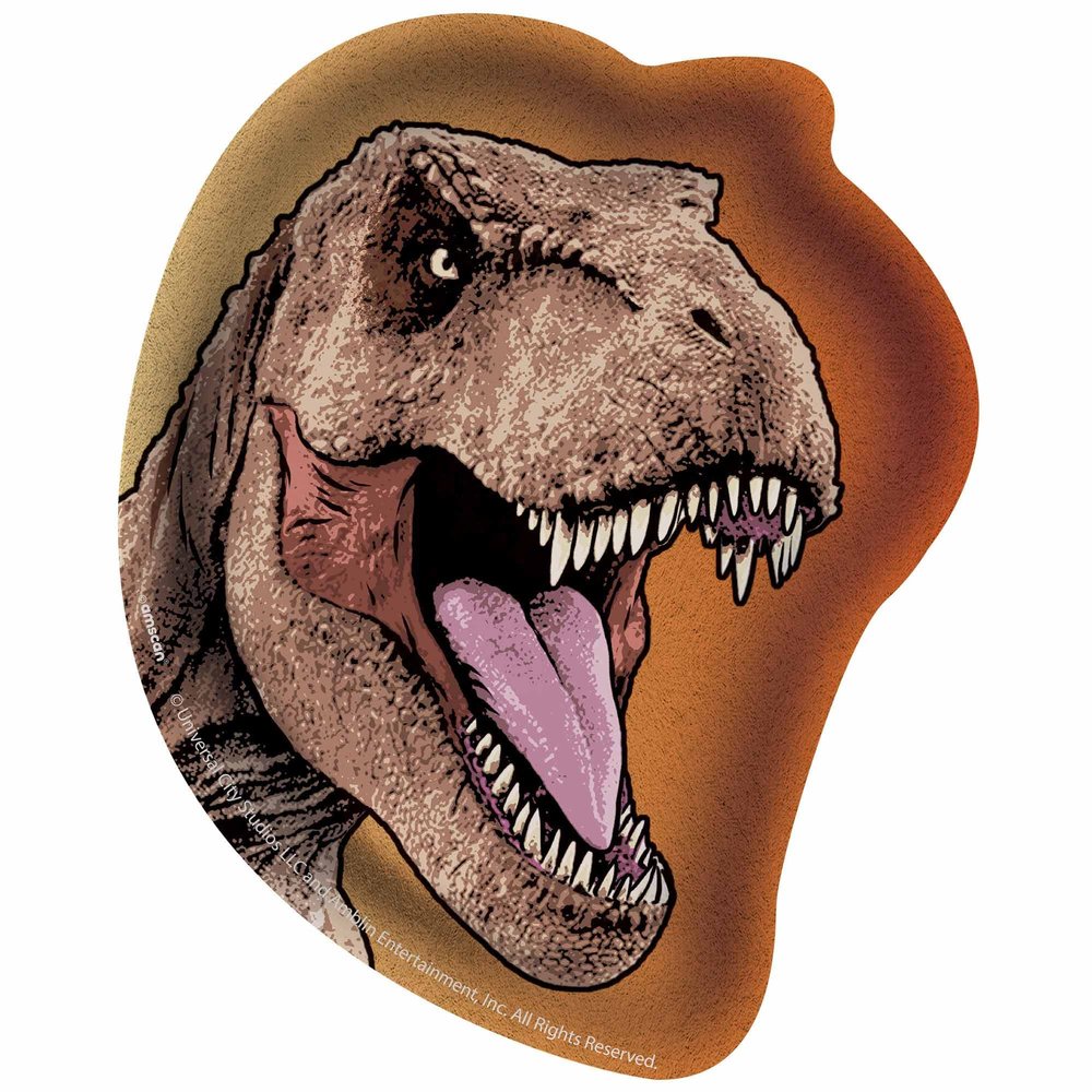 Jurassic World Into the Wild Plates - 7" (Pack of 8) - Multicolor Paper Plates - Perfect for Themed Gatherings and Events