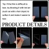 Chunful 120 Pcs Clear Acrylic Place Cards Acrylic Table Number Card Blank Name Plate Seating Chart Sign for Wedding DIY Table Setting Banquet Dinner Party(Rectangular Style) view 2