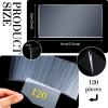 Chunful 120 Pcs Clear Acrylic Place Cards Acrylic Table Number Card Blank Name Plate Seating Chart Sign for Wedding DIY Table Setting Banquet Dinner Party(Rectangular Style) view 3