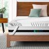 FLEXPEDIC 3D Breathable Mesh Cover and Coconut Shell Carbon Full Memory Foam Firm Mattress Topper 2 Inch, Double-Sided Cooling Pad with Non-Slip Ventilated Cover, Pressure-Free Mattresses Toppers view 1