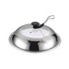 Operitacx 1pc Vertical Stainless Steel Pot Lid Multi-purpose Fresh-keeping Cover for Home Use -splash Design Suitable for Cooking Food view 4