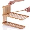 Kitchen trolley Double Layers Storage Rack Kitchen Spice Rack Book Seasoning Jar Bottle Holder Desktop Organizer Racks Shelves Vegetable racks for kitchens view 3